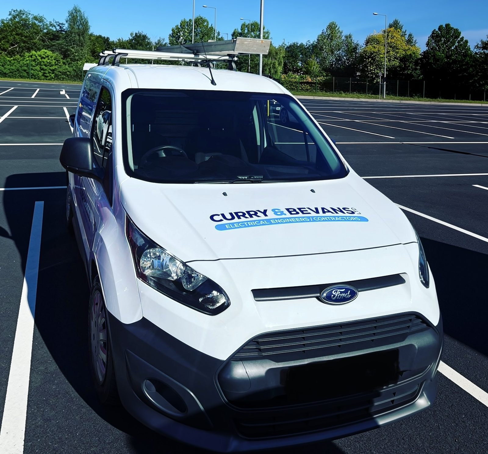 Curry and Bevans Ltd. company van